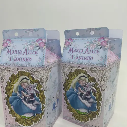 Caixa Milk Alice no País das Maravilhas