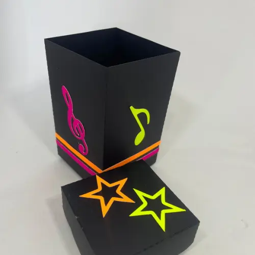 Caixa Milk com Tampa Neon Party