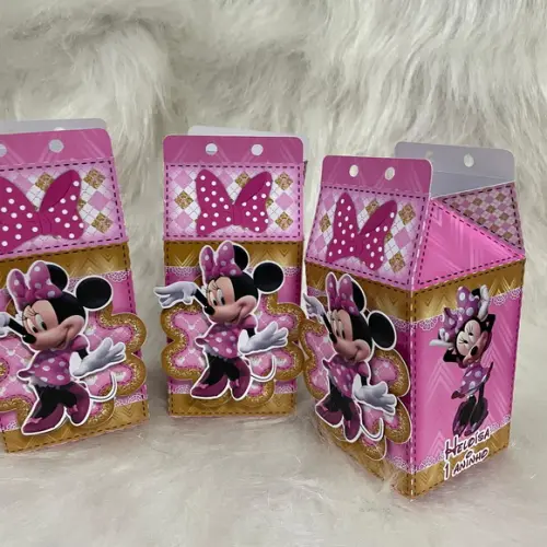 Caixa Milk Minnie Rosa