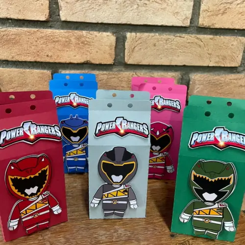 Caixa Milk Power Rangers