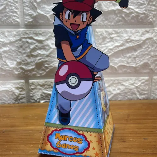 Caixa Pirâmide Pokemon