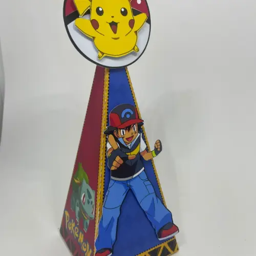 Caixa Pirâmide Pokemon
