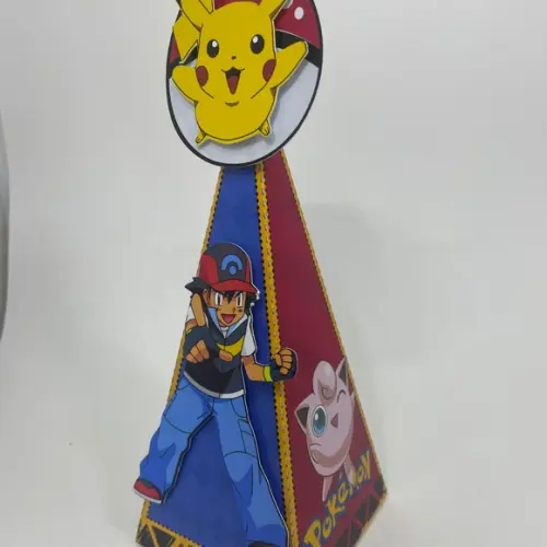 Caixa Pirâmide Pokemon