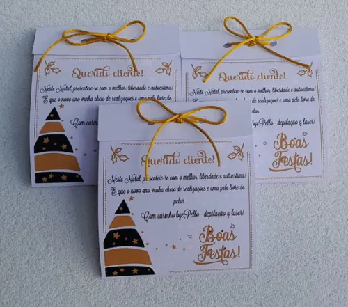 Escalda Pés Embalagem Personalizada Natal/ano Novo