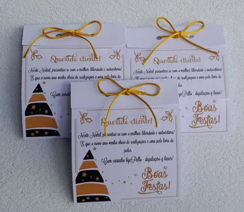 Escalda Pés Embalagem Personalizada Natal/ano Novo