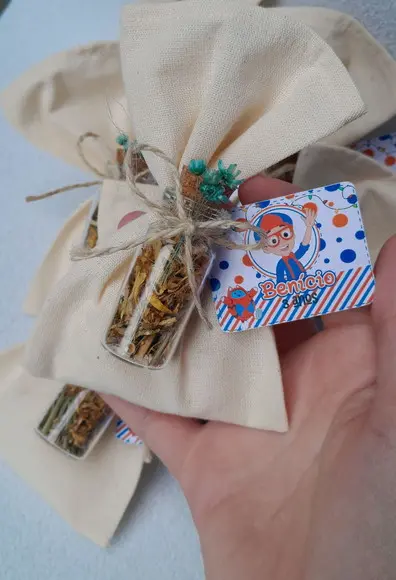 Escalda Pés para Lembrancinha + Tag Personalizada