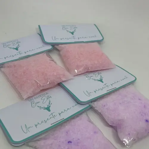 Escalda Pés para Lembrancinha Lapela Personalizada 30gr