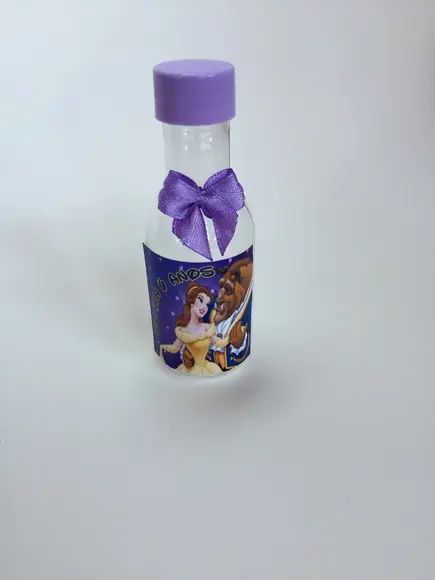 Garrafinha Personalizada a Bela e a Fera