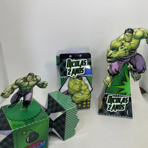 Kit Caixinhas Personalizadas 60 Peças