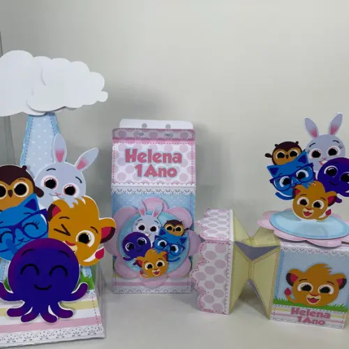 Kit Caixinhas Personalizadas 60 Peças