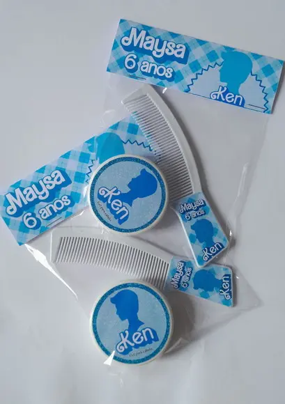 Kit Gel + Pente Lembrancinha Personalizada