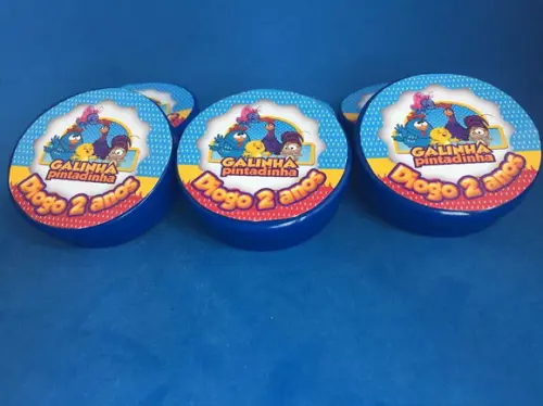 Latinha Personalizada Galinha Pintadinha