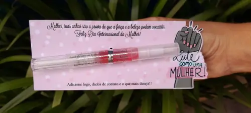 Lembrancinha Hidratante de Cutícula Dia da Mulher