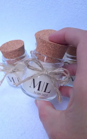 Lembrancinha Vela Perfumada / Vidrinho com Rolha