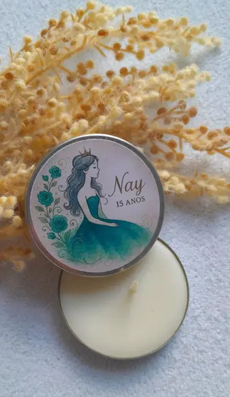 Lembrancinha Vela Perfumada na Latinha