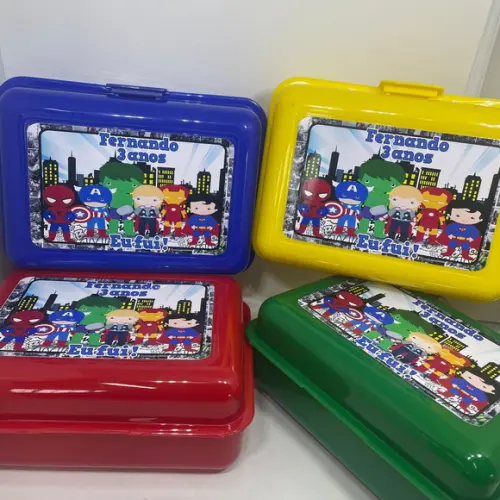 Maleta Box Plástico para Lembrancinha
