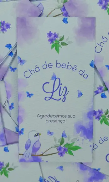 Sache Perfumado (envelope) Personalizado Menina