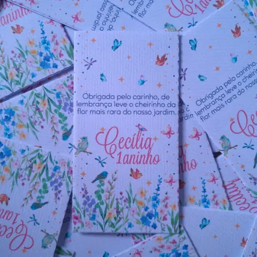 Sache Perfumado (envelope) Personalizado Menina