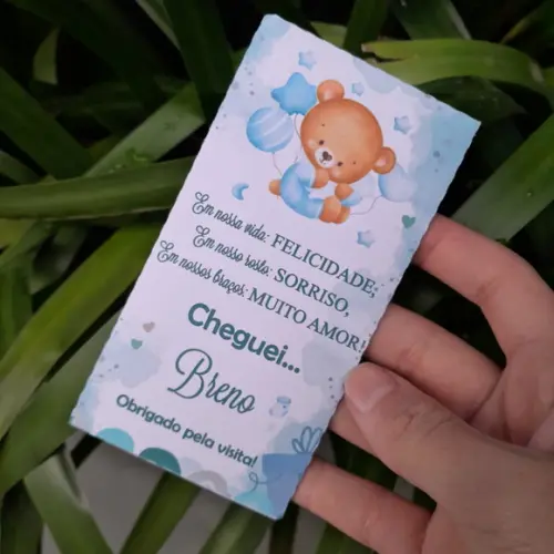 Sache Perfumado (envelope) Personalizado Menino