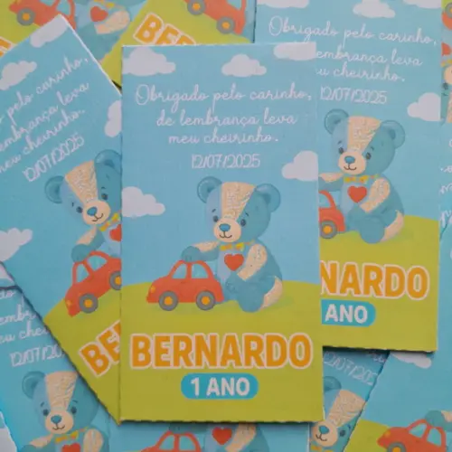 Sache Perfumado (envelope) Personalizado Menino