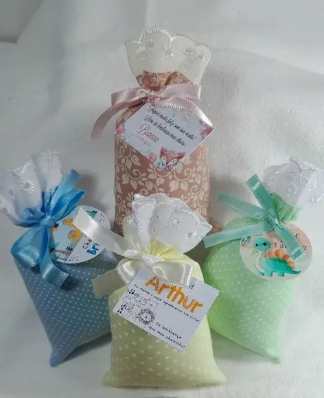 Sachê Perfumado + Tag Personalizado