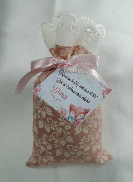 Sachê Perfumado + Tag Personalizado **leia Descrição**