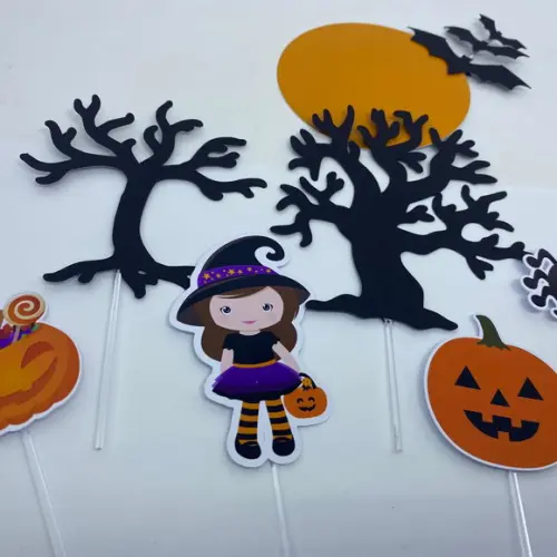 Topo de Bolo Hallowen