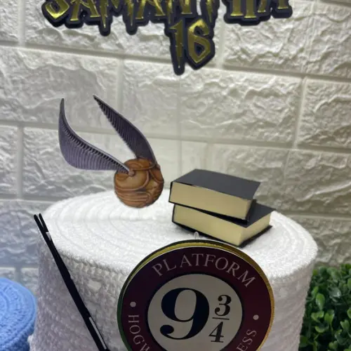 Topo para Bolo Harry Potter