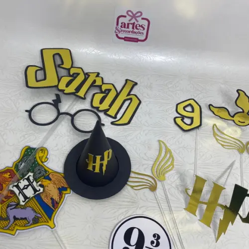 Topo para Bolo Harry Potter