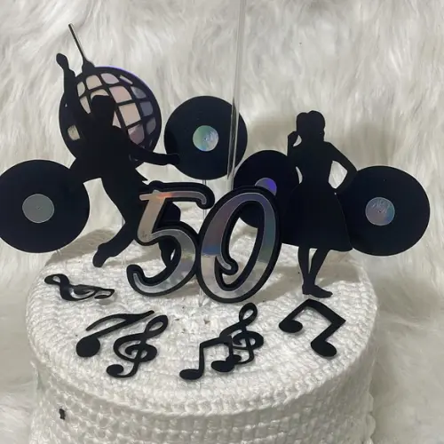 Topper de Bolo Anos 60