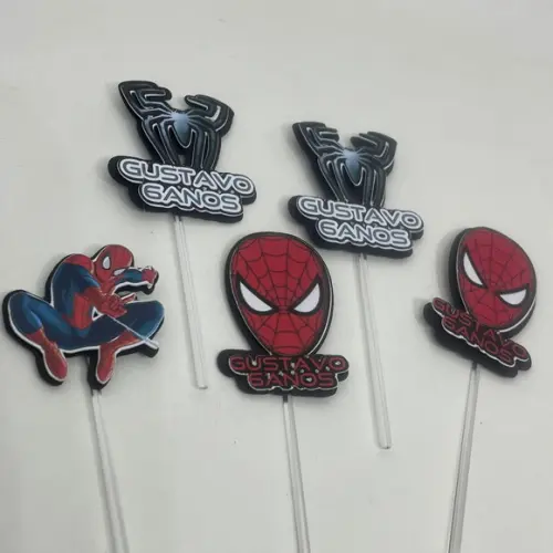 Toppers de Docinhos Homem Aranha