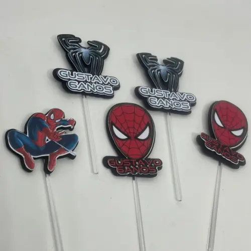 Toppers de Docinhos Homem Aranha