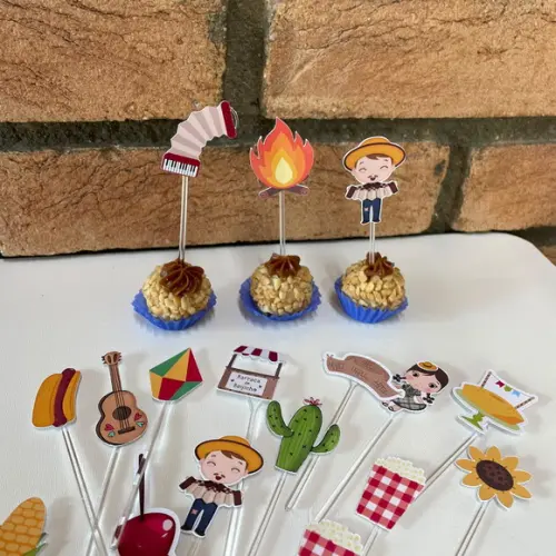 Toppers para Doces Festa Junina