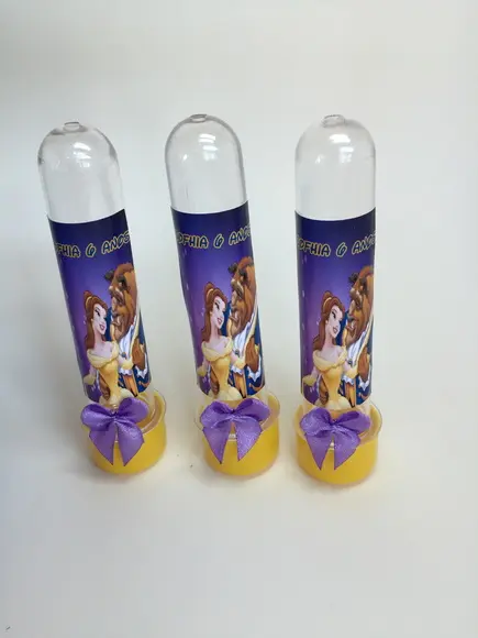 Tubete Personalizado a Bela e a Fera