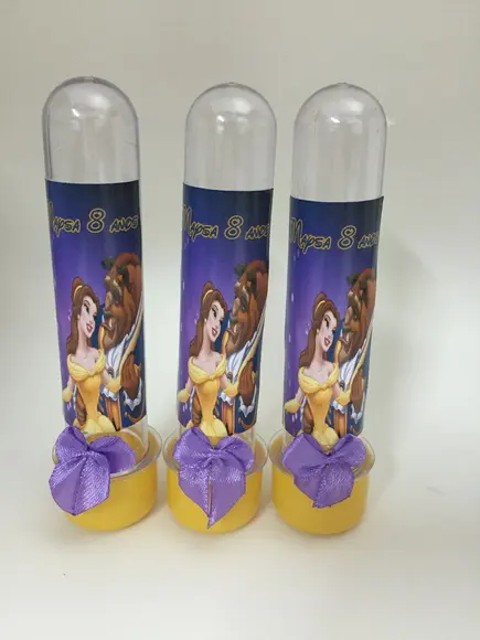 Tubete Personalizado a Bela e a Fera
