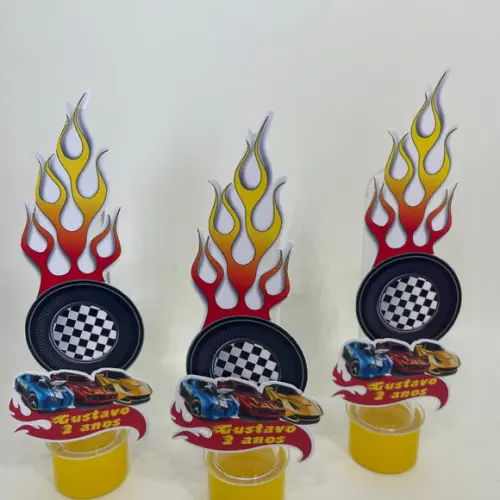 Tubete Personalizado Hotwheels