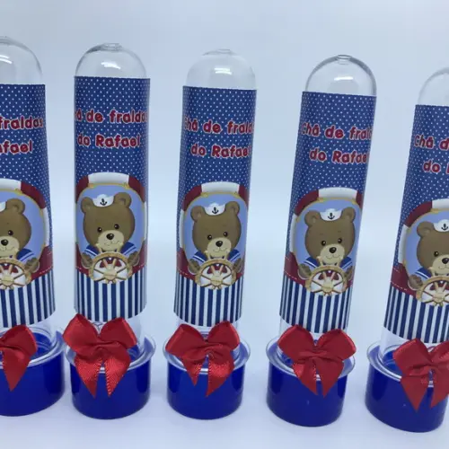 Tubete Personalizado Urso Marinheiro