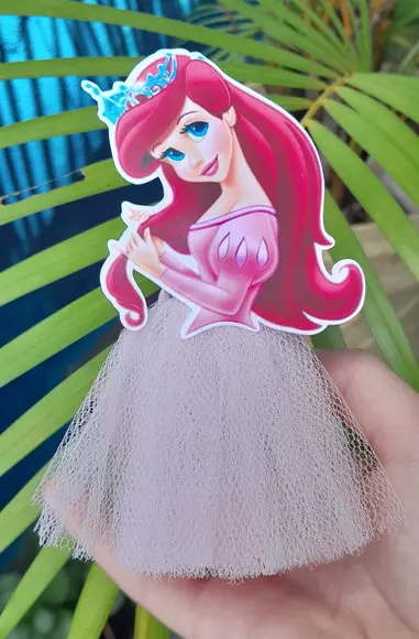 Tubete Saia Ariel/ Pequena Sereia