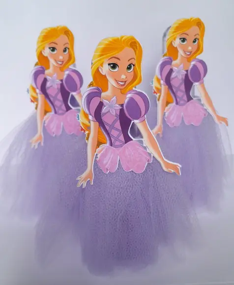Tubete Saia Rapunzel