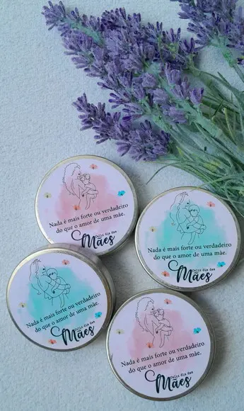 Velas Aromáticas Personalizadas - Dia das Mães