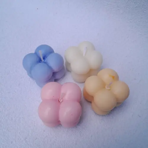 Velas Bubble Colorida sem Essência