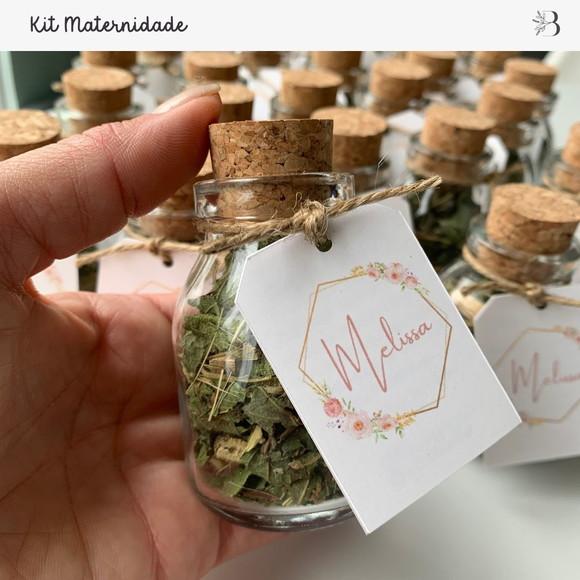 Kit Maternidade | Vidrinho de Chá e Álcool em Gel