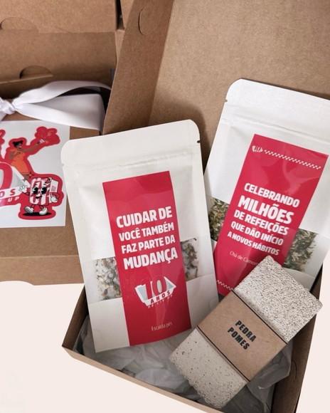 Kit Relax | Escalda Pés, Pedra Pomes e Chá