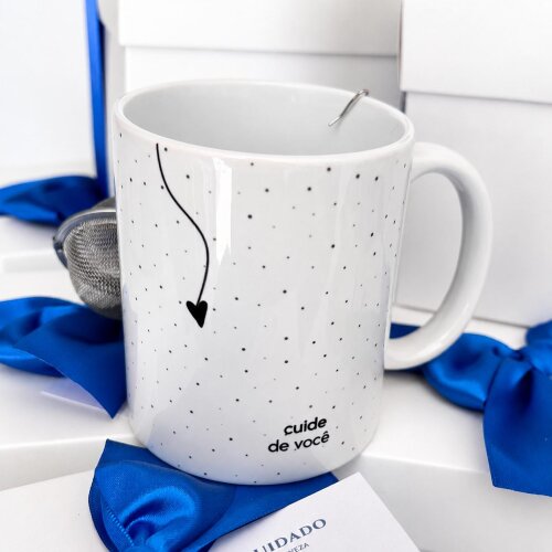 Kit Chá - Infusor e Caneca Personalizada