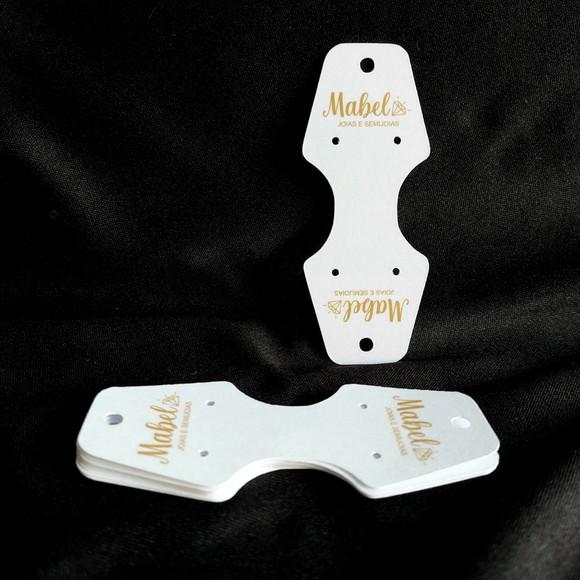 100 Tag Gravatinha para Jóias/bijou (colar/pulseira) Da01
