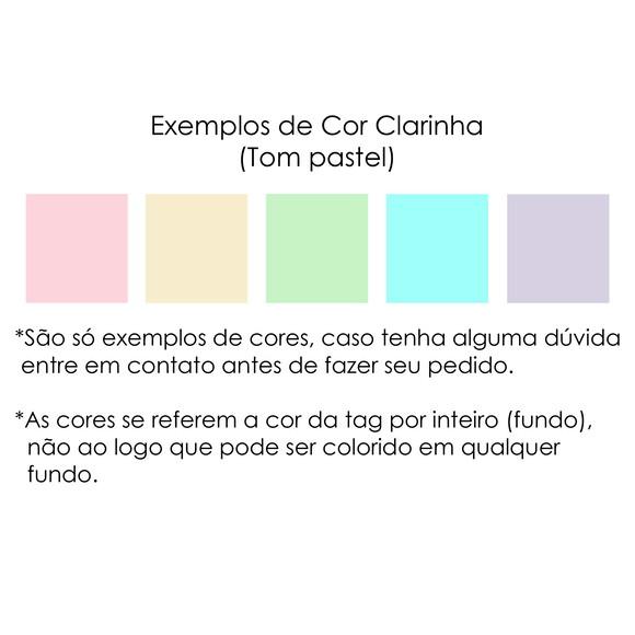 100 Tag P Brinco e Colar Branco Fundo Branco ou Clarinho C01