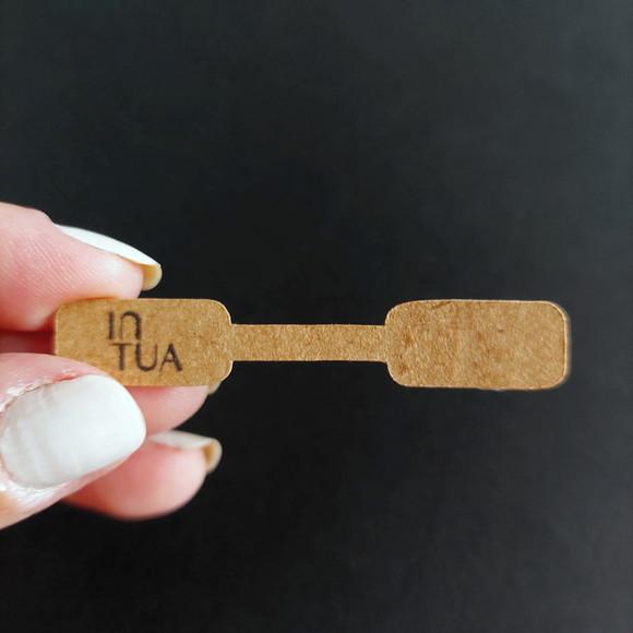 100 Tags Kraft P Anel/colar/pulseira (colante na Ponta) Fk01