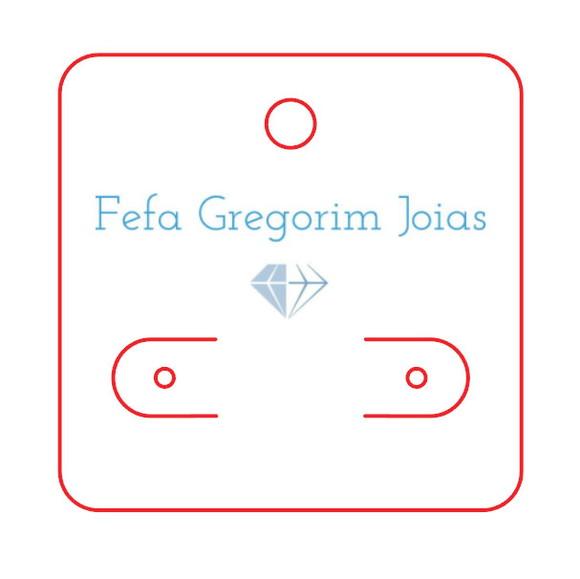 100 Tags P Brinco de Argola Fundo Branco ou Clarinho I01