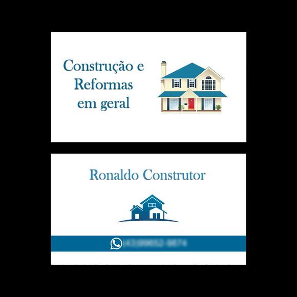 250 Cartão de Visita / Agradecimento 9x5cm Frente e Verso