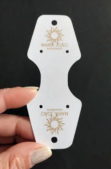 100 Tag Gravatinha para Jóias/bijou (colar/pulseira) Da01